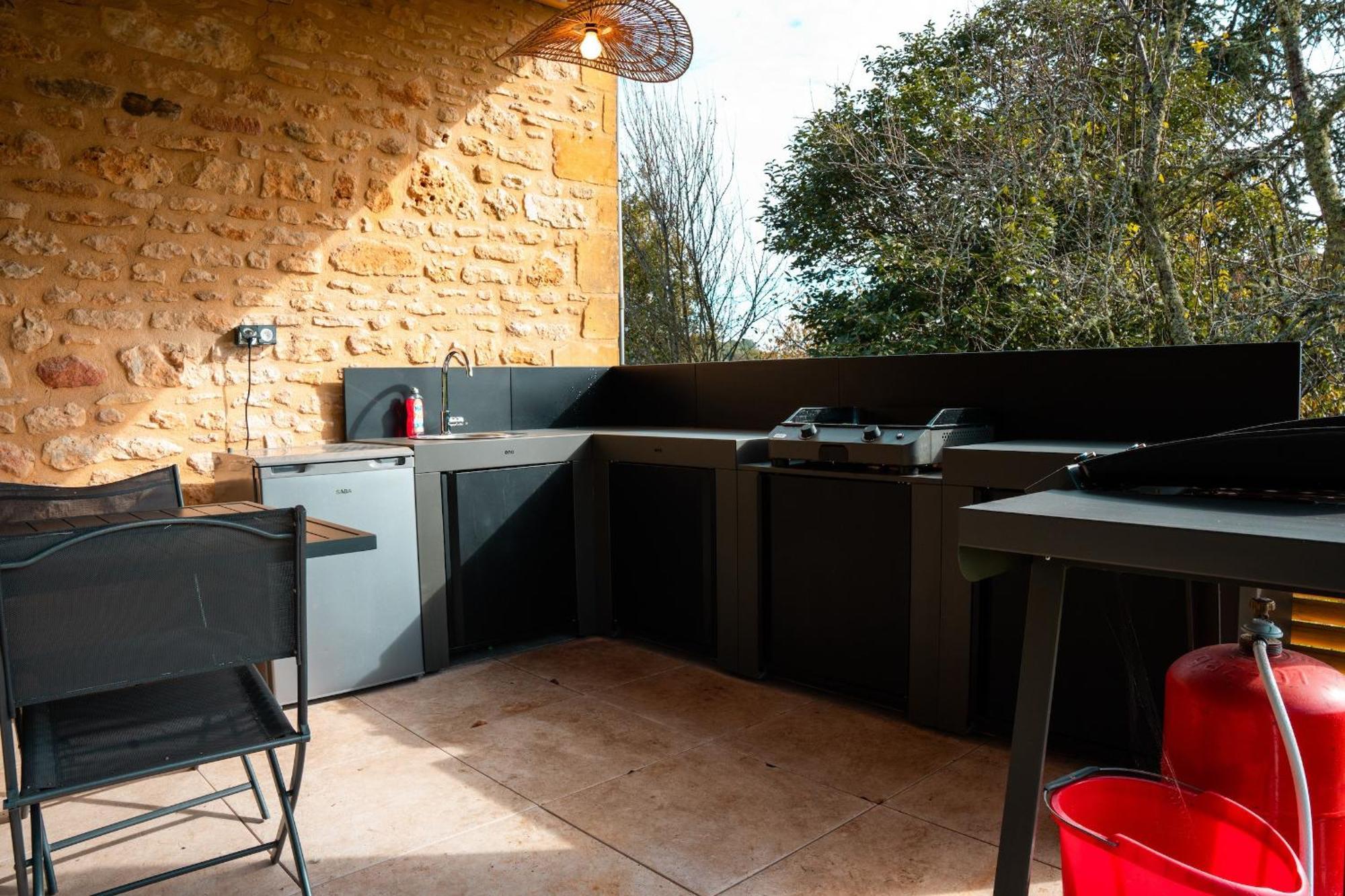 Grande Maison Pour 16 Avec Piscine Et Tennis La Chapelle-Aubareil Exterior foto